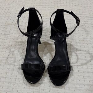 Elegant Black Strappy Heels